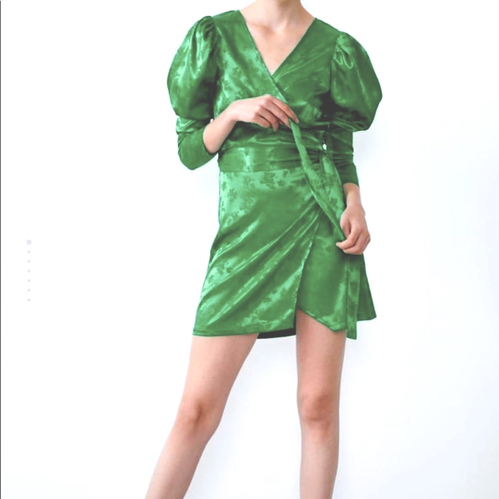 ZARA green dress